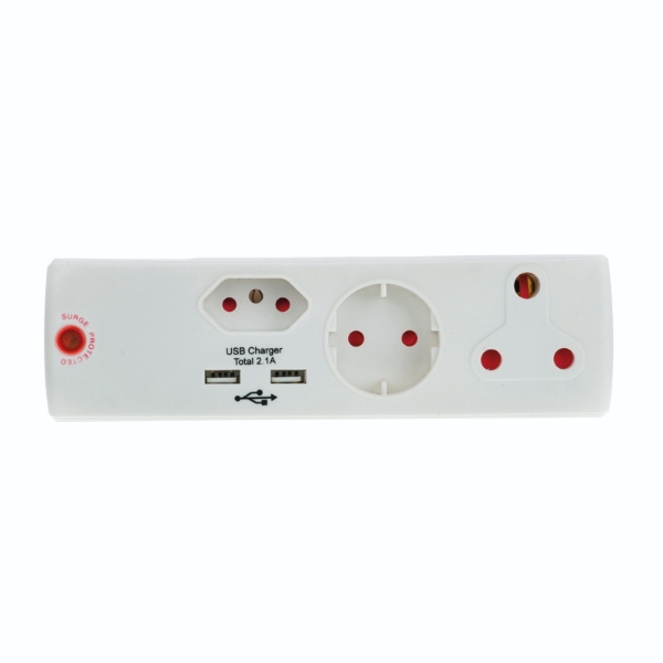 Picture of Electricmate Surge Adaptor With USB EA011S
