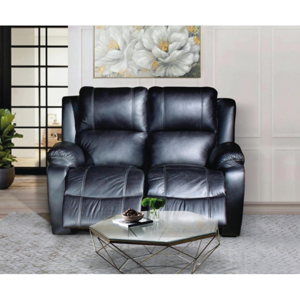 Picture of Brenda 2 Seater Recliner Couch - Black