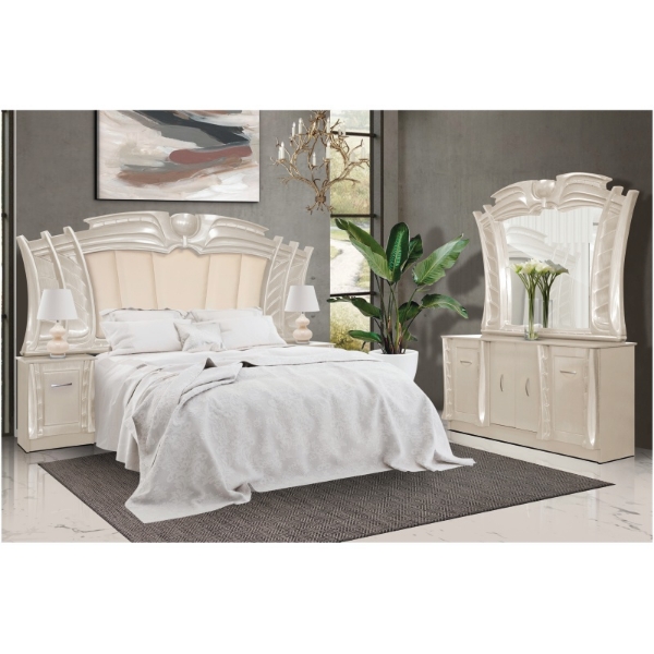 Picture of Ginelli 4Pce Bedroom Suite Cream