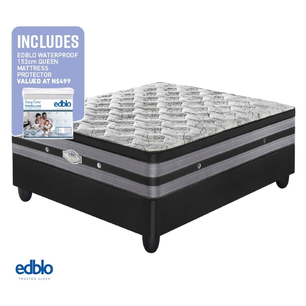 Picture of Edblo Salerno 152cm Firm B/Set + Matress Protector