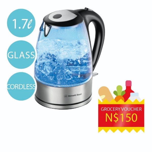 Picture of Bennette Read 1.7Lt 2200W Glass Kettle KKT101+100+50 Voucher