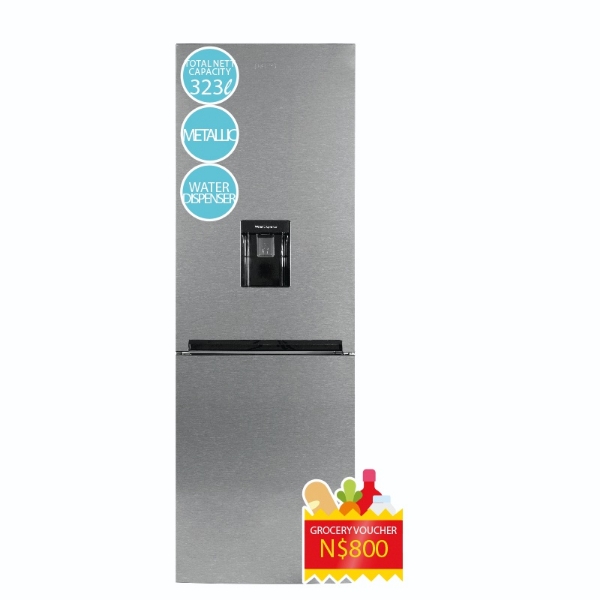 Picture of Defy Fridge/Freezer 323Lt + W/D DAC627 Metallic +800 Voucher