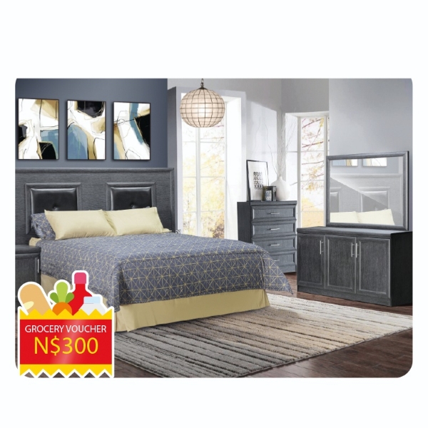 Picture of Juliet 3Pce Bedroom Suite   Grey + 300 Voucher