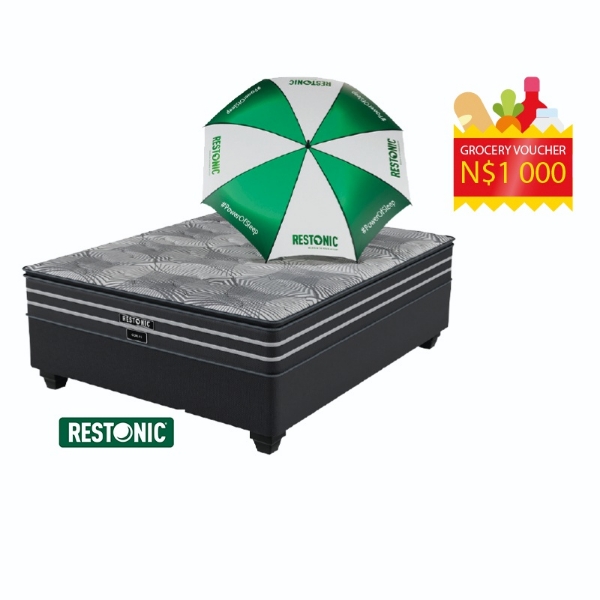 Picture of Restonic Coral 152cm  Firm Base Set +Umbrella + 1000 Voucher